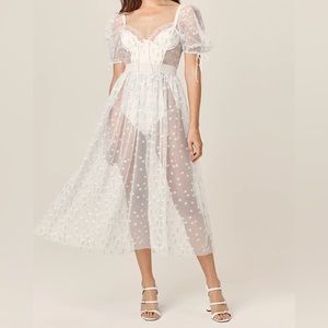 *ALTERED* For Love & Lemons “Frescia Maxi Dress” Size Small